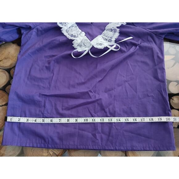 Vintage Pitchfork Brand Country Western Line Dancing Skirt and Top Set Purple S - Picture 6 of 12